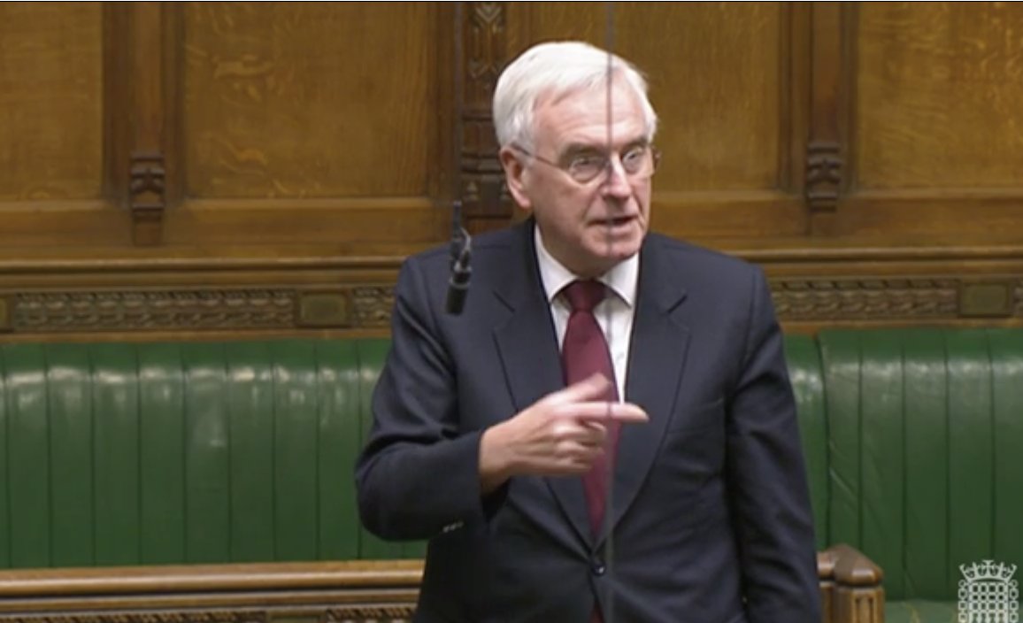 Strong words by Rt Hon @johnmcdonnellMP sharing the awful arson attack on the mosque in Hayes. Remarking the EHRC should have investigated the Conservative Party on #islamophobia. Stating the need to ensure there is no hierarchy of racism, Labour should show effective process too