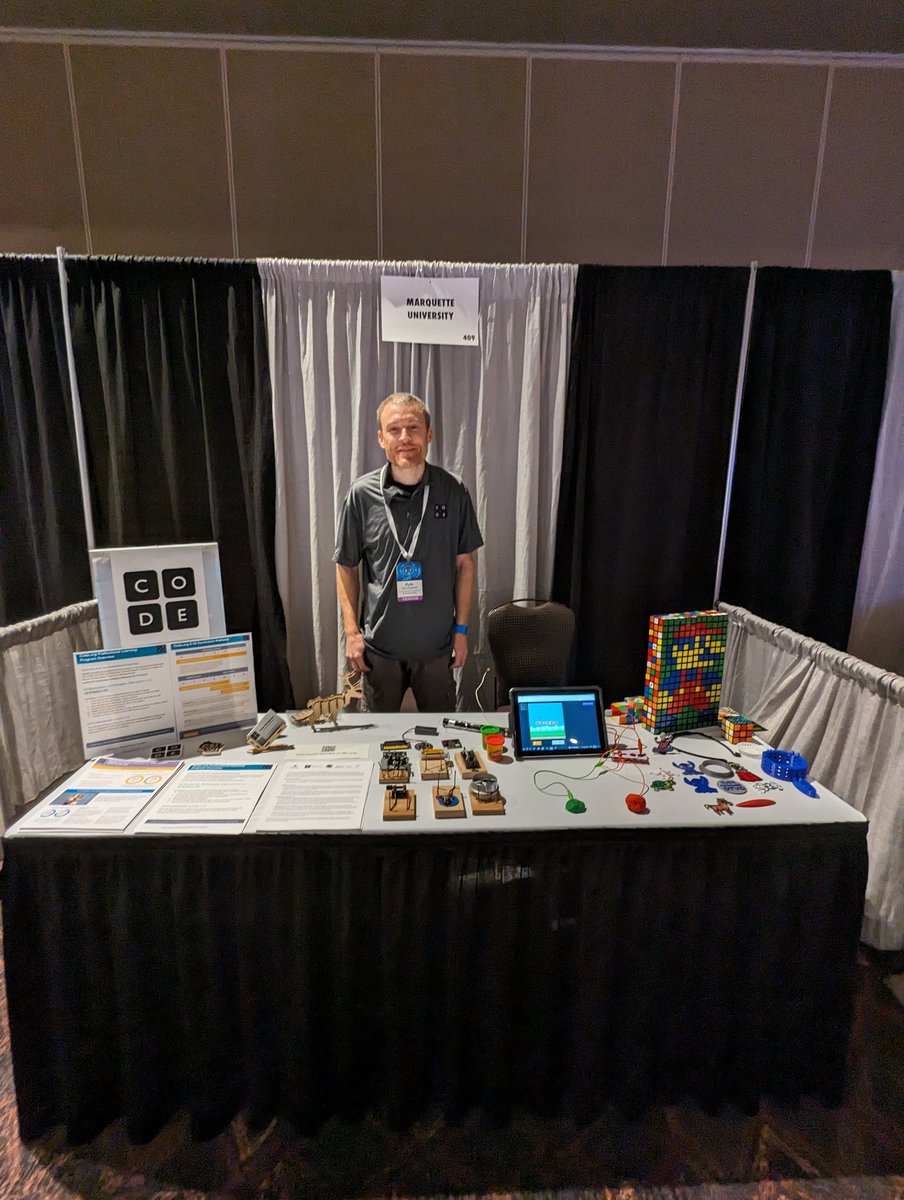Presented and ran a booth at the SLATE conference. Always lots of fun connecting with so many wonderful educators from across the state. Had some heated competitions playing Flappy Bird with the Play-Doh controller.