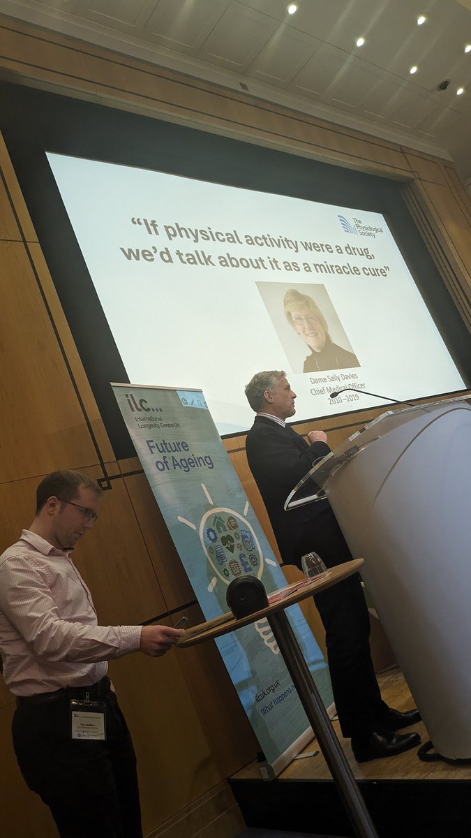 'If physical activity were a drug we'd talk about it as a miracle cure' #FutureOfAgeing