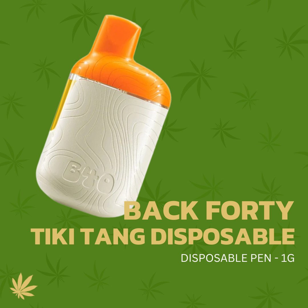 Back Forty's Tiki Tang Disposable Vape is a tropical escape in every puff.  Its exotic, fruity notes are perfect for those who crave a little adventure  in their routine. Ready to explore?