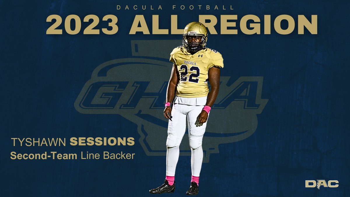 Dacula Football (@daculafb) on Twitter photo Congratulations 2025 LB Tyshawn Sessions <a href="/TyshawnSessions/">Tyshawn</a> Region 8 AAAAAAA All Region.
<a href="/coachStan8/">Reggie Stancil</a> <a href="/DaculaAthletics/">Dacula HS Athletics</a> <a href="/daculatdownclub/">Dacula Touchdown Club</a>
<a href="/DaculaHS/">Dacula High School</a> <a href="/dhsFLW/">DHS Falcon Livewire</a> <a href="/coachemupallday/">Coach Sessions</a> <a href="/coachsims12/">Steve Sims</a> <a href="/EHill80/">Efrem Hill</a> <a href="/RecruitGeorgia/">Recruit Georgia</a>
<a href="/BigFaceSportss/">BigFaceSports, (Recruiting & Scouting)</a> <a href="/RustyMansell_/">Rusty Mansell</a> <a href="/ChadSimmons_/">ChadSimmons</a> Congratulations 2025 LB Tyshawn Sessions <a href="/TyshawnSessions/">Tyshawn</a> Region 8 AAAAAAA All Region.
<a href="/coachStan8/">Reggie Stancil</a> <a href="/DaculaAthletics/">Dacula HS Athletics</a> <a href="/daculatdownclub/">Dacula Touchdown Club</a>
<a href="/DaculaHS/">Dacula High School</a> <a href="/dhsFLW/">DHS Falcon Livewire</a> <a href="/coachemupallday/">Coach Sessions</a> <a href="/coachsims12/">Steve Sims</a> <a href="/EHill80/">Efrem Hill</a> <a href="/RecruitGeorgia/">Recruit Georgia</a>
<a href="/BigFaceSportss/">BigFaceSports, (Recruiting & Scouting)</a> <a href="/RustyMansell_/">Rusty Mansell</a> <a href="/ChadSimmons_/">ChadSimmons</a>