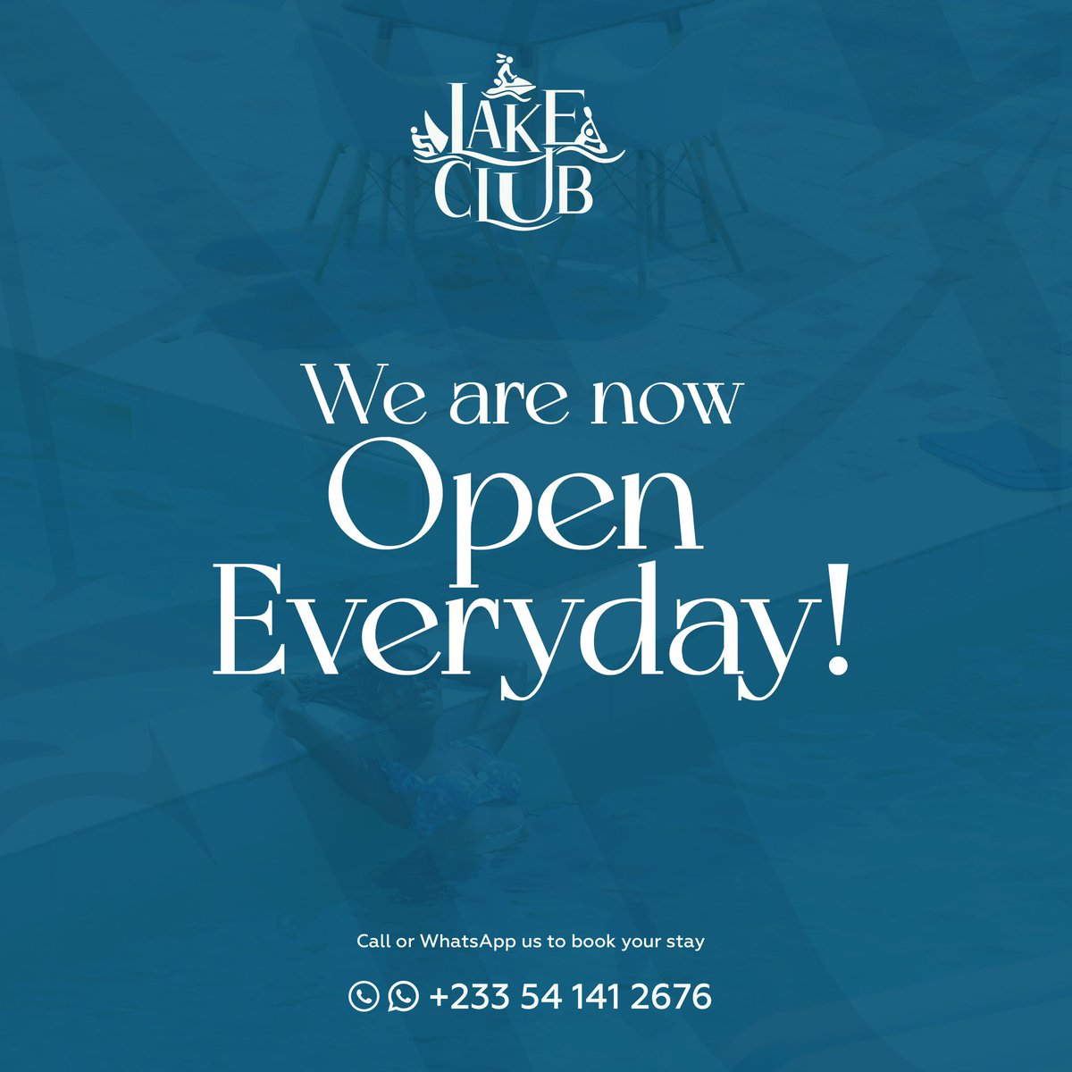 LakeClubGh's tweet photo. More vibes, more hours

We can’t wait to celebrate with you all this festive season 🥳 https://t.co/1sEOt5UZEy