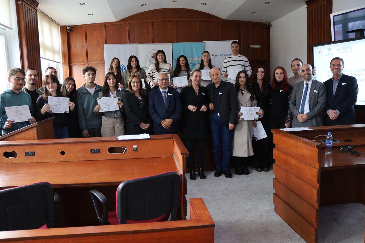 UNHCRKosovo's tweet photo. ✅10🎂
✅7 Legal Clinics
✅+160 Alumni
💙We celebrate 7 years of ⚖️Clinics, + 160 empowered alumni on Humans & Refugees Rights
#psmm3 @KosovoIOM @EUKosovo @Frontex @EUAsylumAgency @UN_Kosovo https://t.co/dlhM0wWy3v