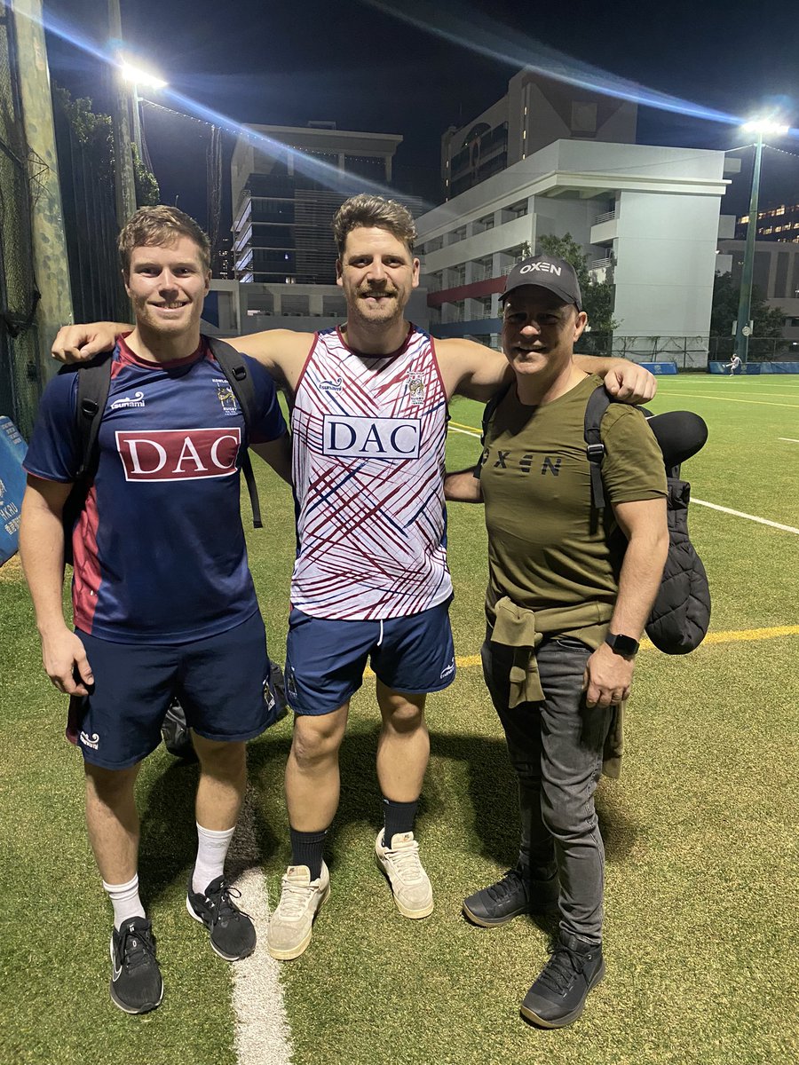 Good to catch up with a couple of <a href="/RGCNews/">RGCnews🏉</a> boys in Hong Kong!
<a href="/DannyCross7/">Danny Cross</a> Curtis Reynolds