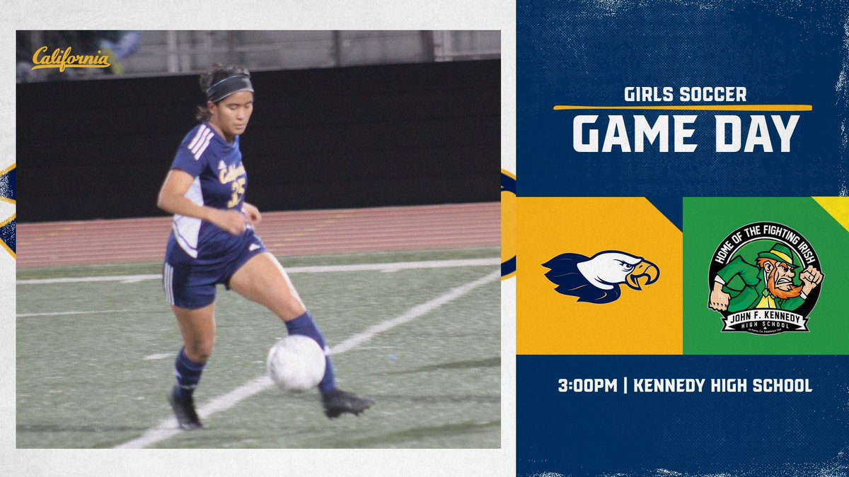 LadyCondors's tweet image. Game Day
⚽️ 🥅 
California Condors 
🆚
Kennedy Fighting Irish
📅 Thursday 12/07/2023
⏰ 3pm
📍 Kennedy High Soccer
#StrongerTogether #TalonsUp 
@CalHiAthletics @James_Escarcega @SGVNSports