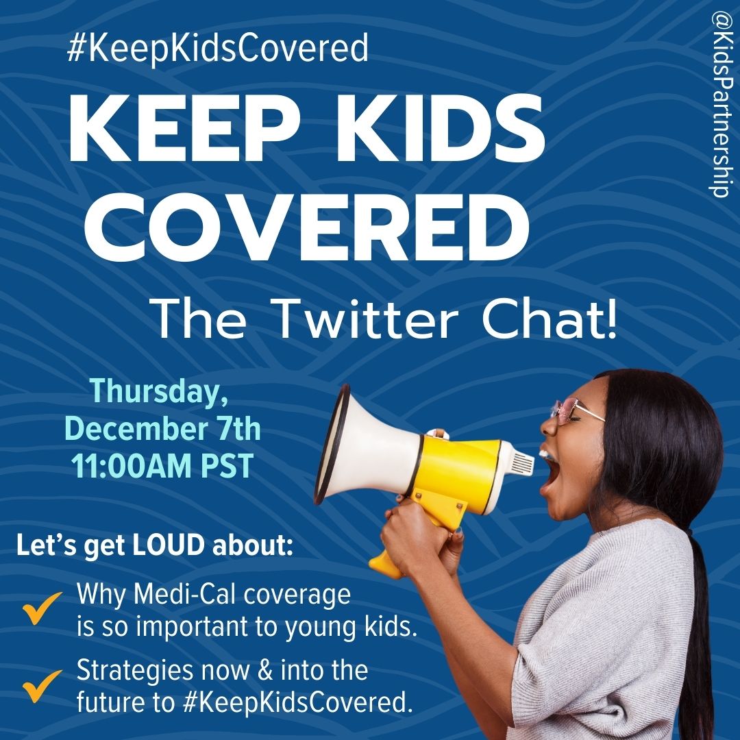 🔥TODAY at 11amPT:
#KeepKidsCovered Twitter chat!

📢Bring
✔️Your community lens.
✔️Your policy perspective.
✔️Your stories, data, &amp; solutions!

💗ALL kids deserve #HealthCare with no breaks in care.

Join <a href="/KidsPartnership/">The Children’s Partnership (TCP) #KeepKidsCovered</a> &amp; allies! Toolkit⬇️ docs.google.com/document/d/1a5…