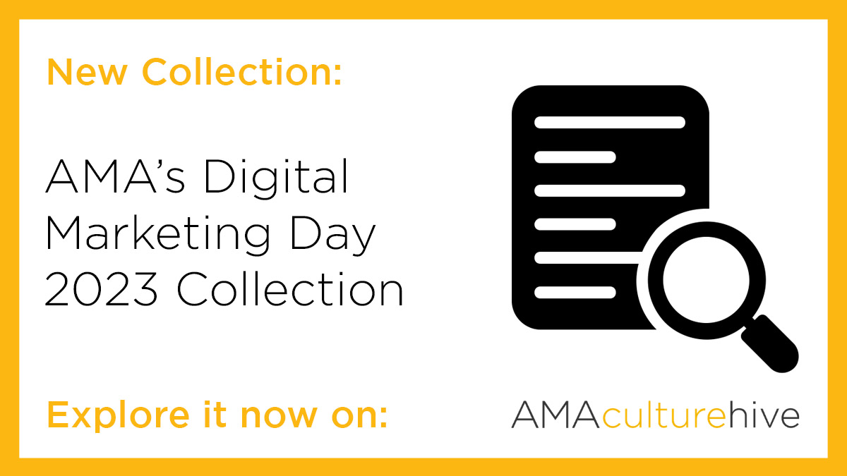 Arts Marketing Association (@amadigital) on Twitter photo New collection available on AMAculturehive — AMA’s Digital Marketing Day 2023 Collection.
Includes resources by <a href="/substrakt/">substrakt</a> <a href="/spektrix/">Spektrix</a> <a href="/ten4design/">Ten4 Design</a> <a href="/ticketsolvers/">Ticketsolve</a> <a href="/GrandadDigital/">Grandad Digital</a> and <a href="/cog_design/">Cog Design</a>
Explore the collection here: culturehive.co.uk/resources/amas… New collection available on AMAculturehive — AMA’s Digital Marketing Day 2023 Collection.
Includes resources by <a href="/substrakt/">substrakt</a> <a href="/spektrix/">Spektrix</a> <a href="/ten4design/">Ten4 Design</a> <a href="/ticketsolvers/">Ticketsolve</a> <a href="/GrandadDigital/">Grandad Digital</a> and <a href="/cog_design/">Cog Design</a>
Explore the collection here: culturehive.co.uk/resources/amas…