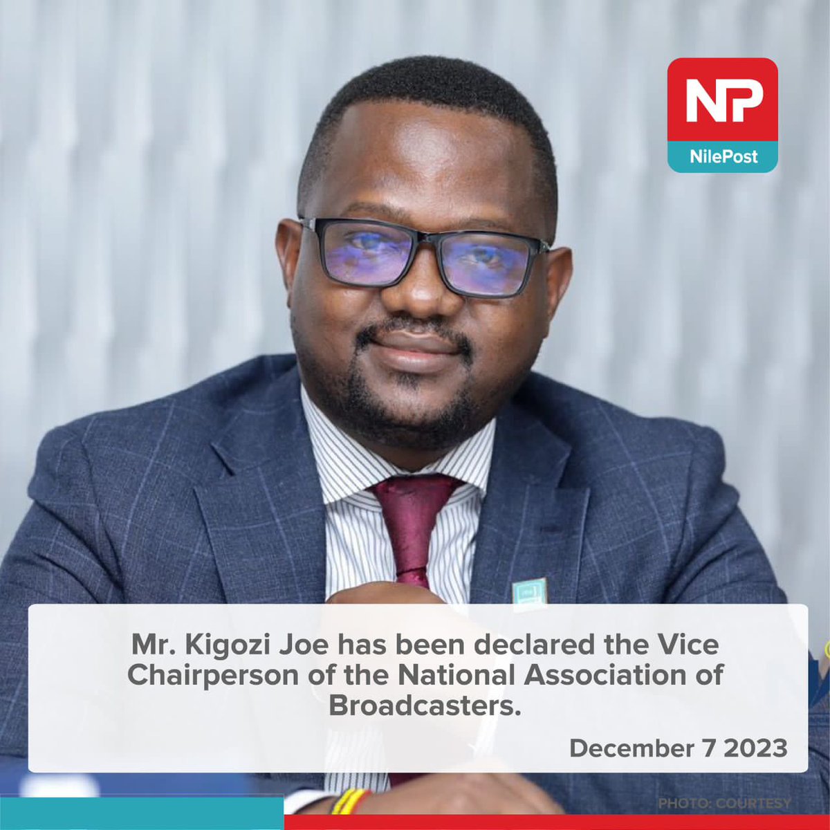 Deputy Group CEO of @nextmediaug @KigoziJoe has been declared the Vice Chairperson of @Nab_Uganda. #NilePostNews