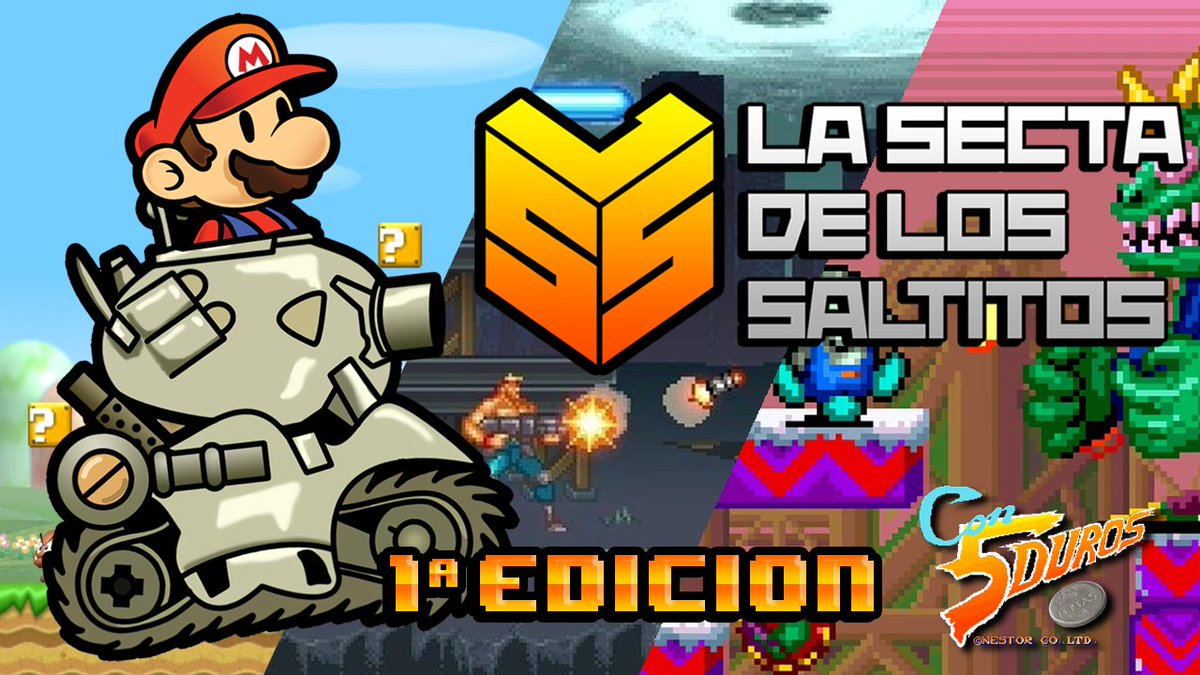 Con_5_Duros's tweet image. Recordamos!! el Sabado a partir de las 10:30 AM hora española, primer edición de "La Secta de los Saltitos" más de 15 horas de partidas a juegos de Plataformas / Run &amp;amp; Gun.

youtube.com/watch?v=7Pc8D3…