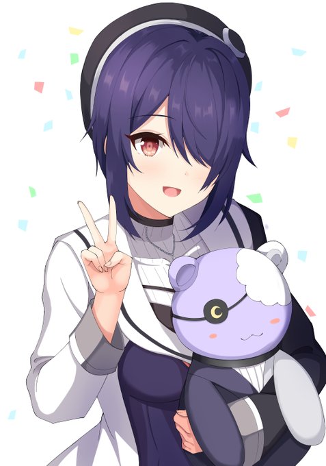 たまちゃんお誕生日おめでとうございます( 'ω')🎉🎉 これからも応援してます! #音霊魂子 #あおぎり高校美術部