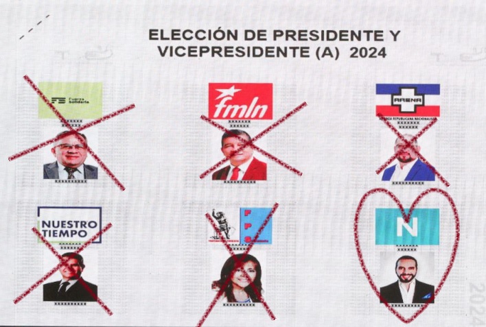 LughKan's tweet photo. @JoseValdezSV Así hay que votar por nuestro presidente José, hazlo viral entre todos los que apoyamos a n uestro presidente... https://t.co/vjmm3m2qNe
