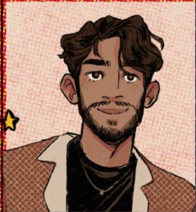AGayPerDay's tweet photo. Today's #PanWeek character is Raahim Mohammed (he/him), a pan character from Les Normaux by Al and JJ. 

He's a supporting character and was confirmed as pan in his character card. https://t.co/mAuHjz0LpQ