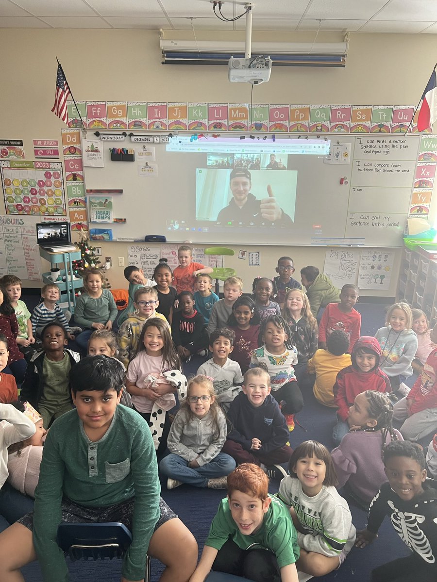 Thank you <a href="/MatthewMetsa/">Matthew Metsa</a> for meeting with our kinders yesterday! They loved hearing about hockey traditions from a pro! #PlanoISD #LeveUpPlanoISD #PlanoISDProud