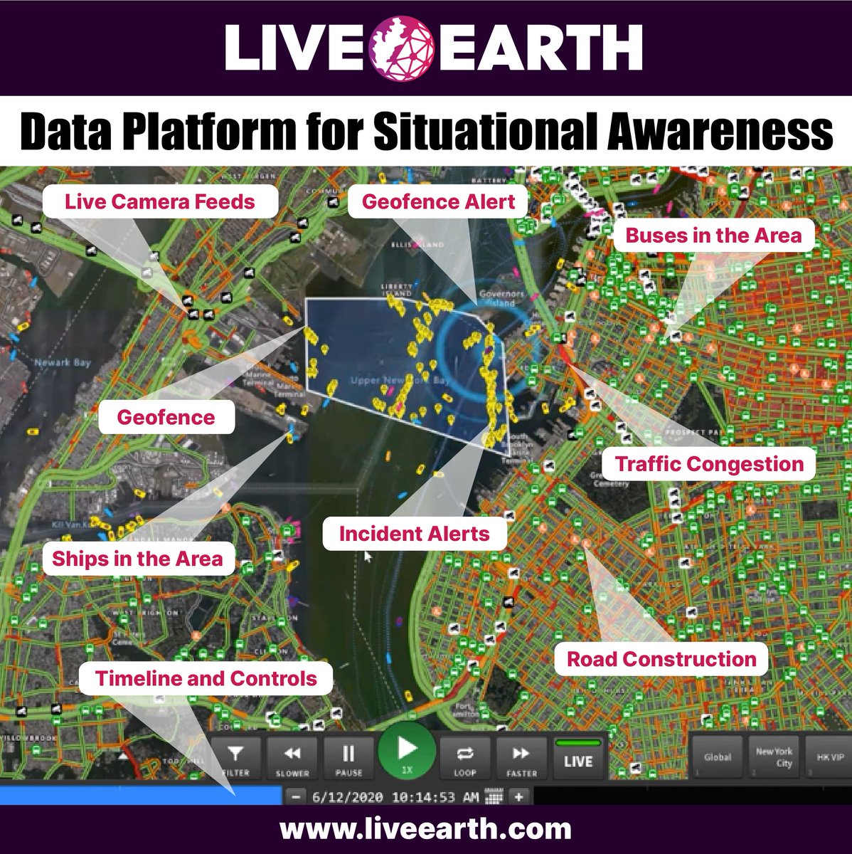 From real-time monitoring to threat detection, we spotlight the features that establish Live Earth Platform as a robust solution for securing your digital assets. Join us to explore the future of security. Watch the video youtu.be/2I3x9OjTYCU