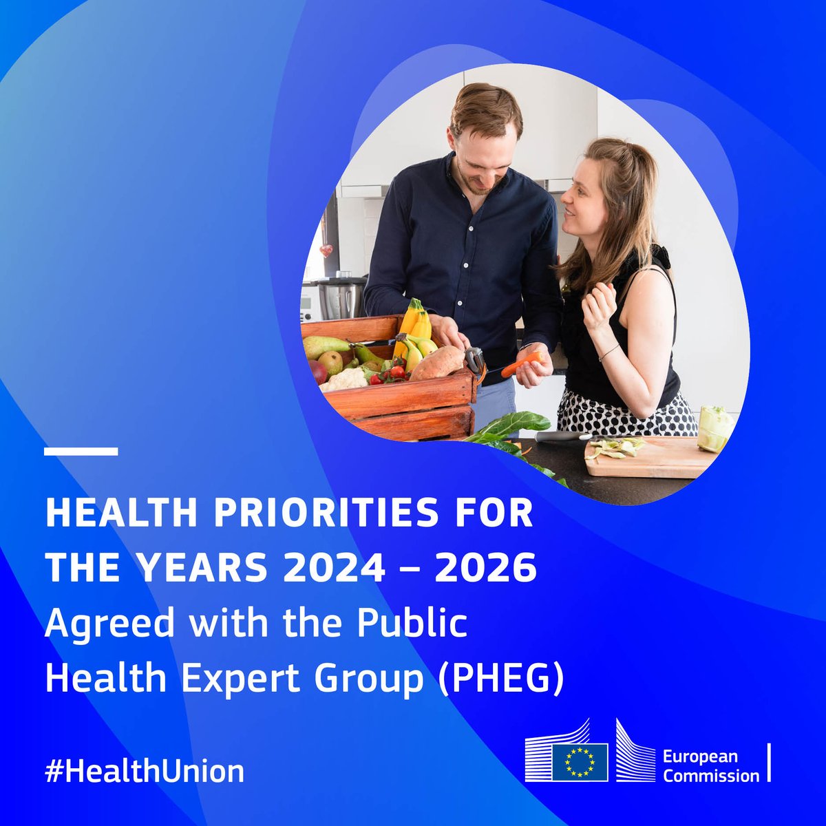 After discussions with the Public Health Expert Group (PHEG), our priorities for for 2024 are:
▶️health promotion &amp; prevention of non-communicable diseases
▶️health, socio-economic, commercial, urban &amp; environmental determinants
More here: europa.eu/!t3ppwd.
🇪🇺#HealthUnion