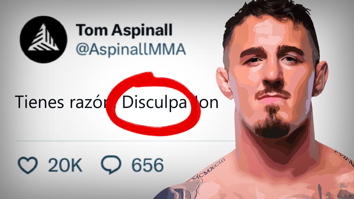 EricAIexander's tweet photo. ¡Video Nuevo! - Tom Aspinall se retracta luego de pedir que despojen a Jon Jones del título de los pesados del UFC. #MMA https://t.co/HzzW5sxuhY