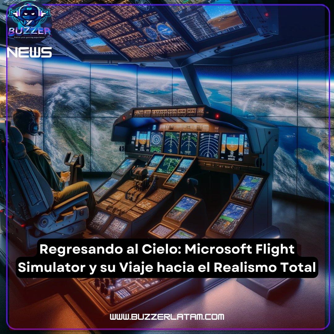 BuzzerLatam's tweet image. Regresando al Cielo: Microsoft Flight Simulator y su Viaje hacia el Realismo Total
👉go.buzzerlatam.com/72r6k6
 #MicrosoftFlightSimulator #AviationLovers #FlightSimCommunity #GamingCommunity #SimulatorGames