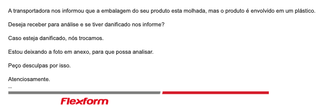 dUSDreads's tweet photo. A propaganda da @flexformbr de entrega em 48h para capitais de alguns estados, incluindo MG é enganosa. Nem se fosse 48h úteis... Bom comprei minha cadeira dia 25/11 e até agora, nada.Nesse meio tempo fui informado que a cadeira molhou (???). Email do dia 30/11. https://t.co/WyhqIbg5Kb