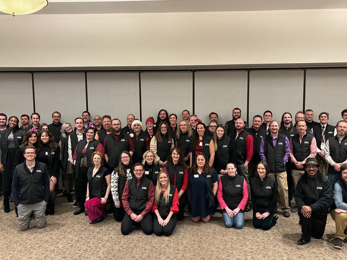 Annual holiday party in the books with the full team! Celebrating with client <a href="/the_rudis/">RUDIS</a> puffer vests for everyone. #teamwork #holiday #ecommerce