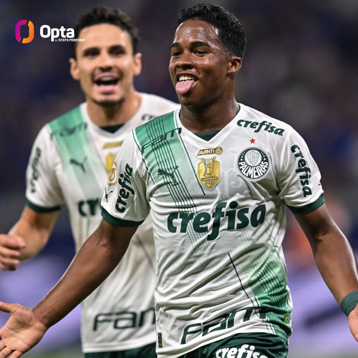 OptaJoao on X: 3 - Três jogadores sub-20 alcançaram os 10 gols no