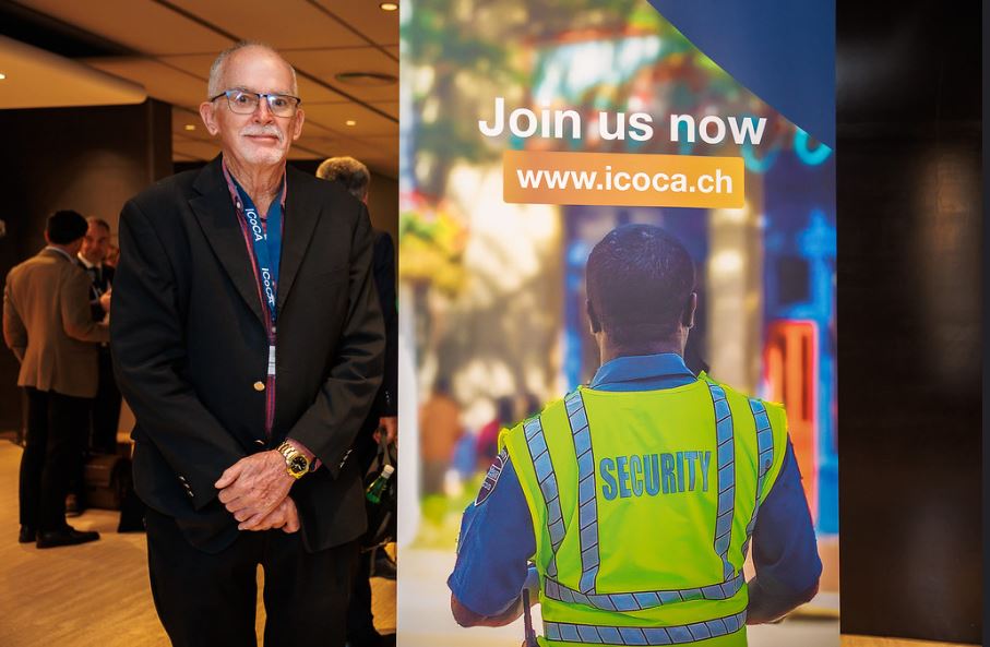 PinnacleSecEA's tweet photo. Mr. Giel Pretorius, our Quality Assurance Control & Quality Control Officer participated in the @icoca_psc Responsible Security Forum #RSF23 & also joined other members & stakeholders to celebrate ICOCA's 10-year anniversary. https://t.co/Z9qft9tVEz