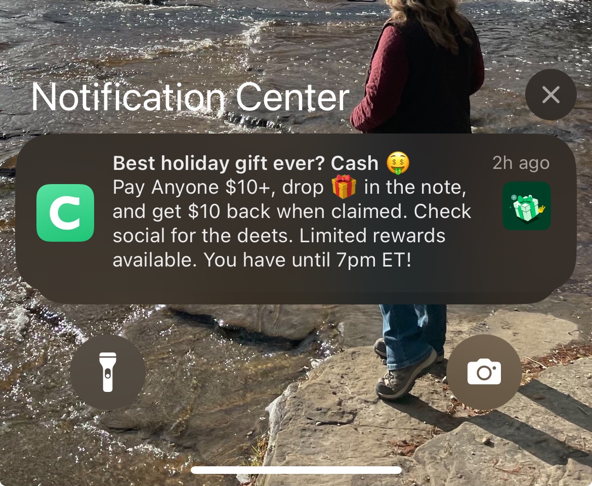 SpoonlessCorey's tweet photo. @Chime I have “Updates and Exclusives” notifications turned off, yet i am starting to get intrusive advertisements from chime in my notifications lately. Is there any way to make these stop? Or will I have to find a new online banking provider? https://t.co/SEYrroe0QN