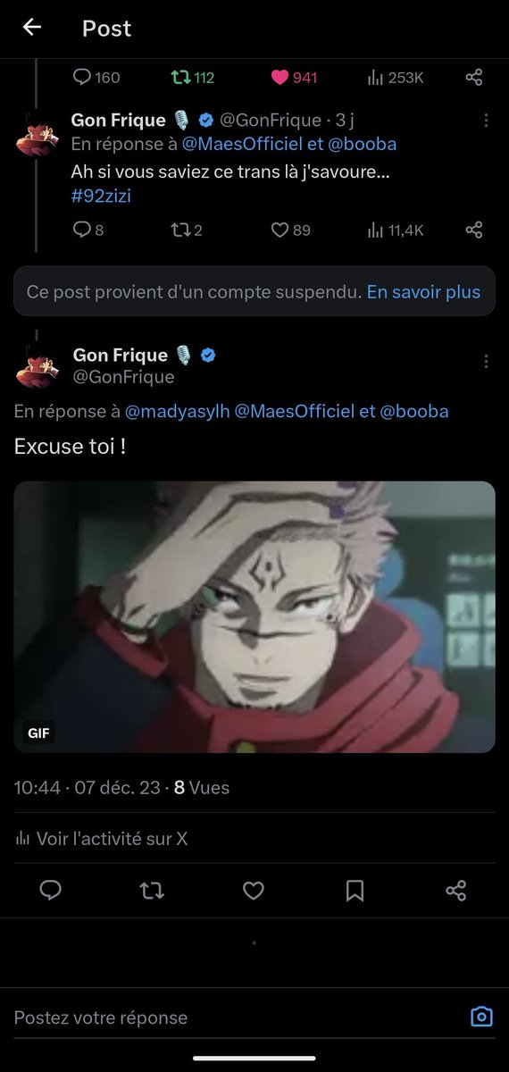 GonFrique's tweet photo. Les excuses en DM n'étaient pas suffisant https://t.co/JPkwMVpo2e