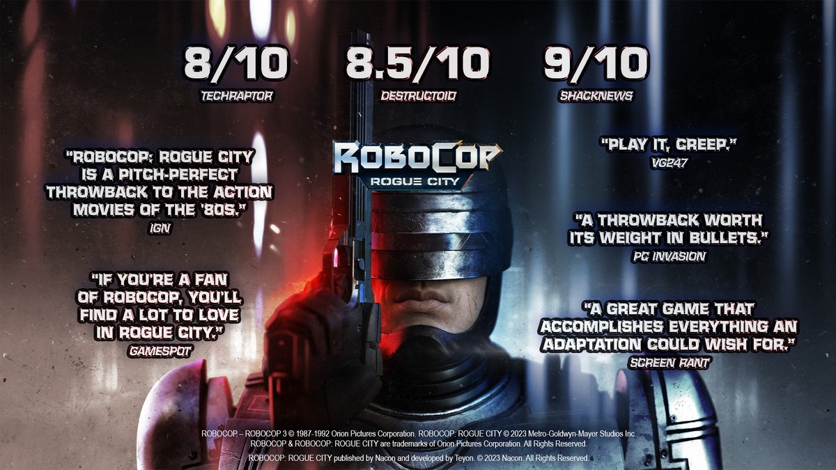 RoboCop: Rogue City chegam em junho de 2023