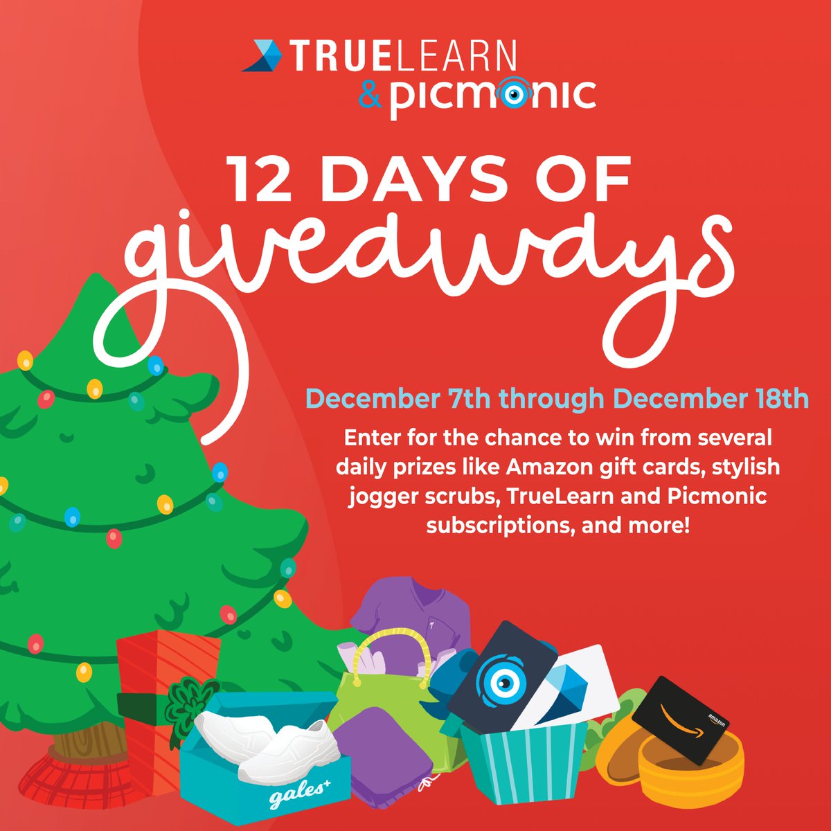 picmonic's tweet image. Check out our stories daily on Instagram to see the prizes, & enter for your chance to win! Winners will be announced on December 19th!
Enter now: bit.ly/47Kar1r
#giveaway #picmonic #truelearn #holiday #healthcare #healthcarestudent