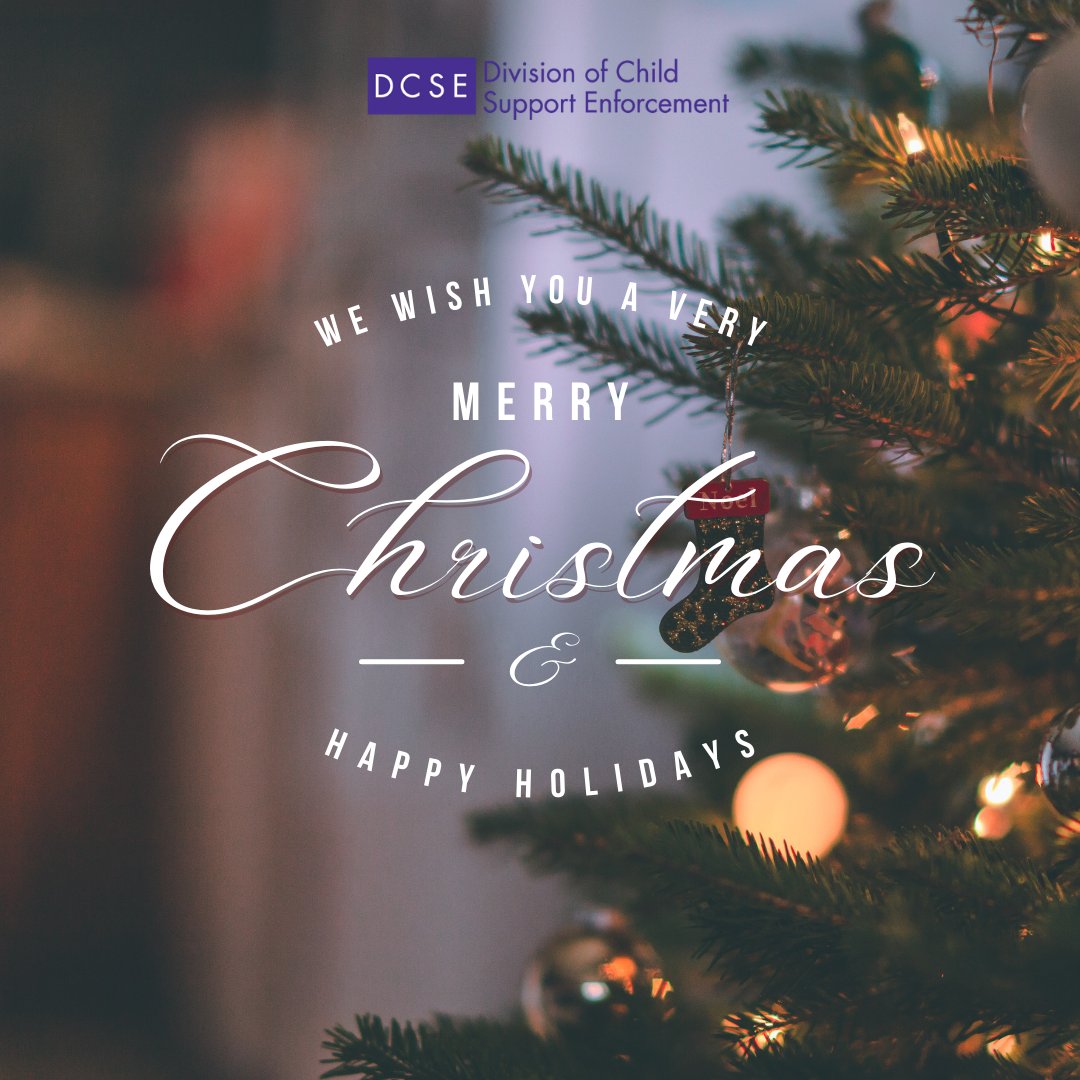 ChildSupportVA's tweet photo. Wishing you and yours a Merry Christmas and a Happy Holidays, from Virginia Division of Child Support. #SupportVAKids https://t.co/yR5IeRTEfX