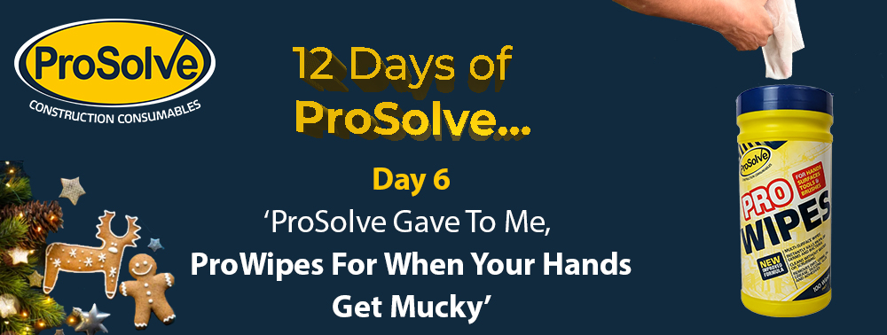 Day 6 - ProWipes For When Your Hands Get Mucky...

Did you know our ProWipes have had a refresh?

Tough against stains, soft on hands, and kinder to your pocket, our 'ProWipes' are the number one choice.

prosolveproducts.com/product-range/…

#12DaysOfProSolve #ConstructionWipes