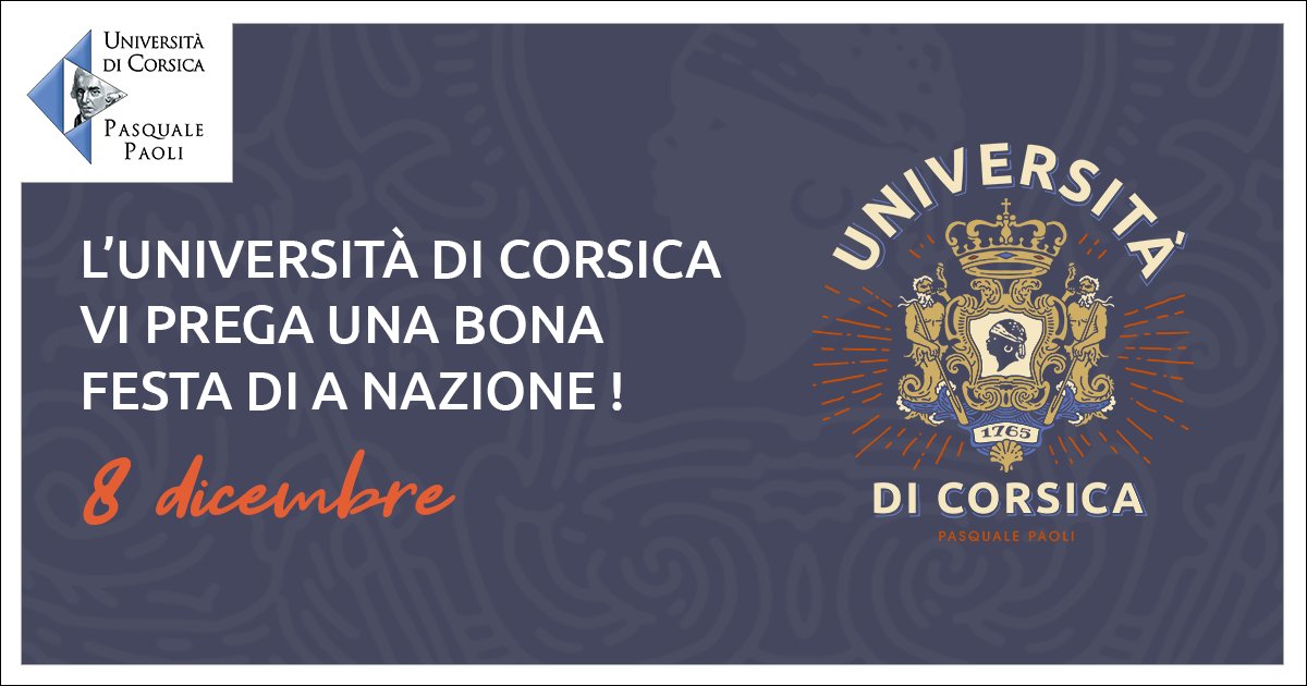 L'Università di Corsica vi prega una bona Festa di a Nazione !

Spuntinu è Veghja sò urganizati da i sindicati studientini, dopu à a messa à partesi di 6 ore di sera, Piazza Gaffory, Corti