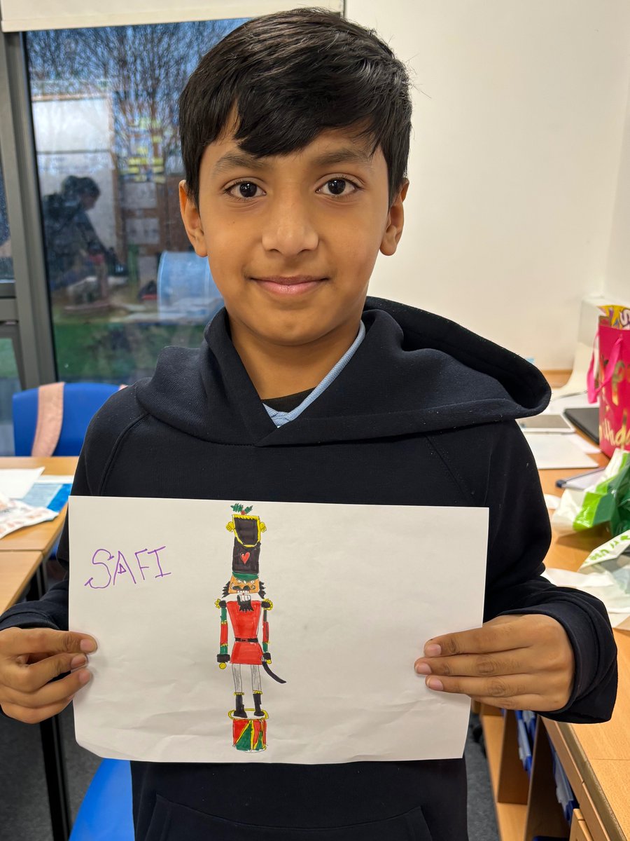 🎄Room 11 drew a Nutcracker from Draw With Rob by @RobBiddulph 🎄 #BankheadWillSOAR