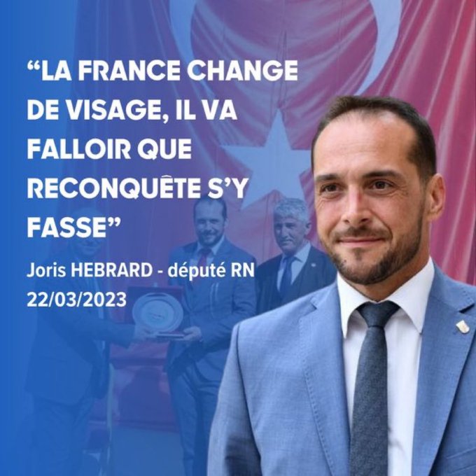 RoseLouise48520's tweet photo. @Azoulay07700 oui, ça s'appelle "absence organisée" et oui le #RN a bien changé et fait aussi du clientélisme électoral ! En 2017, #MLP disait qu'elle interdirait le voile si élue, et en 2022, elle faisait des selfies avec des voilées ! Le député #Hebrard a même inauguré une mosquée ! https://t.co/JXTWjmbIFn