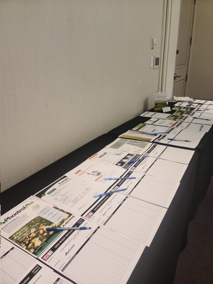 Lots of great options available in the silent auction.  Be sure to take a look today and bid away supporting the MS Society.  #2023pdd