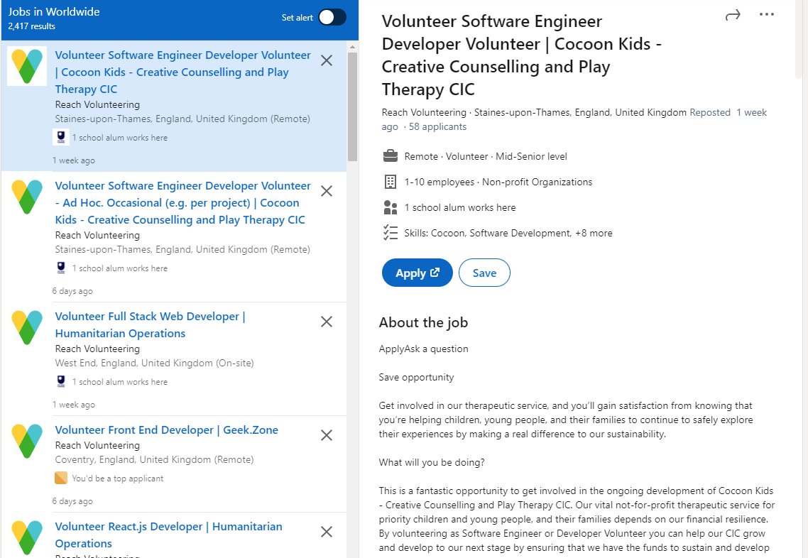 taadelodun's tweet image. Reach Volunteering has got a lot of roles on Linkedin. If you are in the UK and want to get some experience under your belt, please apply for these jobs.

I will continue to reshare as many jobs on Linkedin as I see them. Jobs with sponsorship from around the world.

In 2024 we…