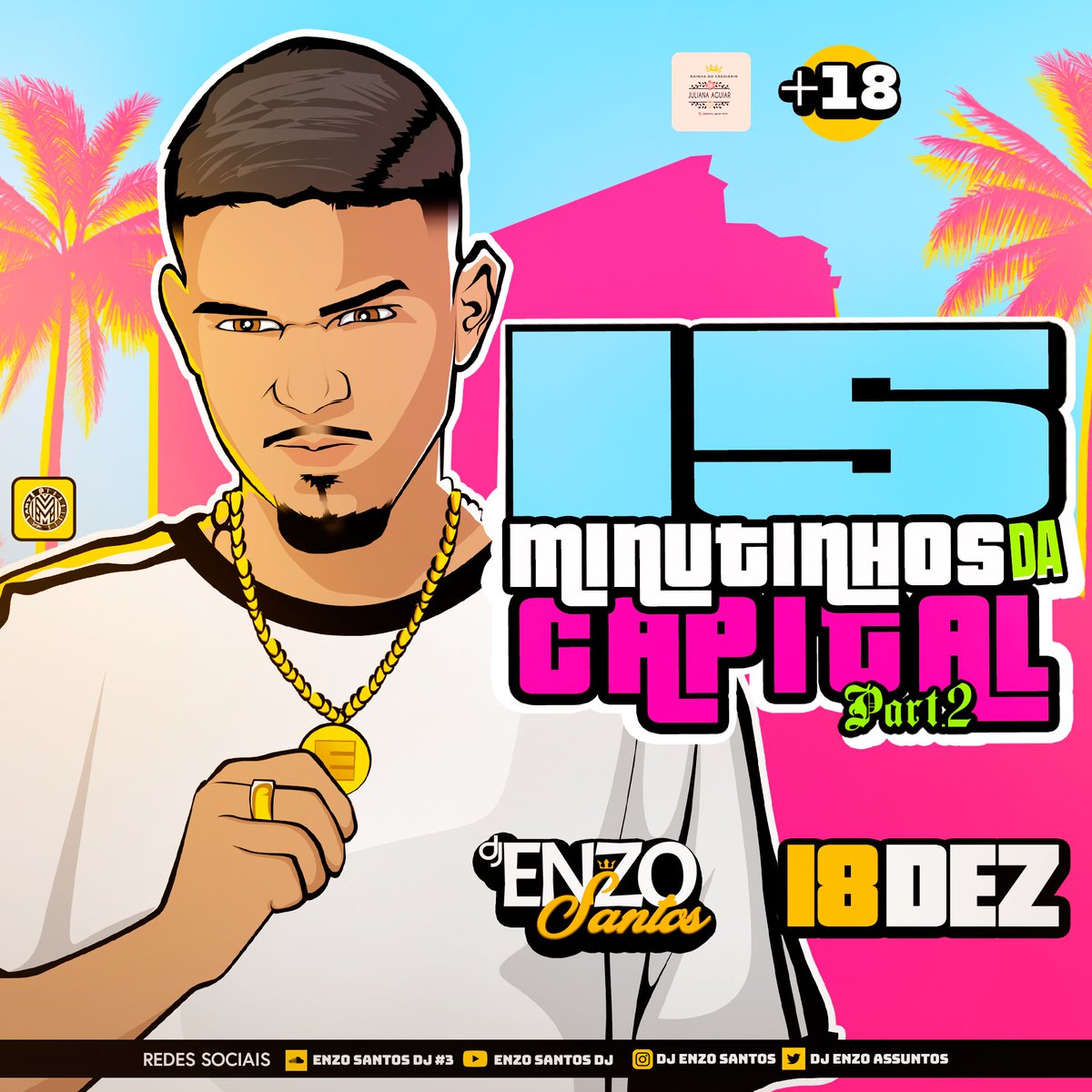 DjEnzoSantos's tweet photo. E issooooo minha tropa, dia 18 a gente tem um encontro marcado com muito pique de Vitória! 🎶🔥

15 minutinhos da Capital Part 2, mais comentado que Gta 6 😝🔥🚀 https://t.co/hO9p7pgZUQ