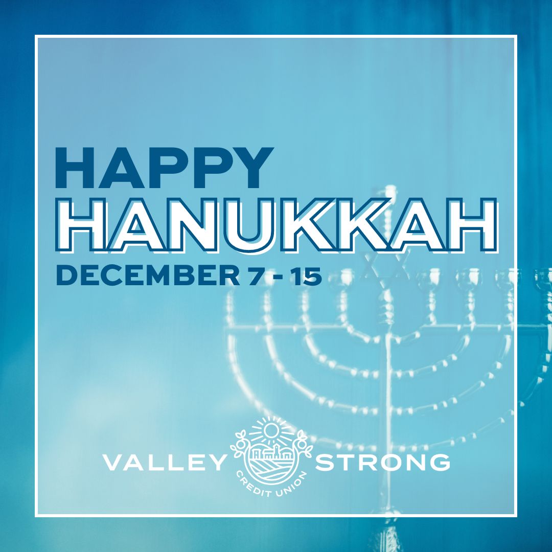 ValleyStrong_CU's tweet image. May the next 8 nights be filled with joy, light, great food, and family. Happy Hanukkah! 🕎