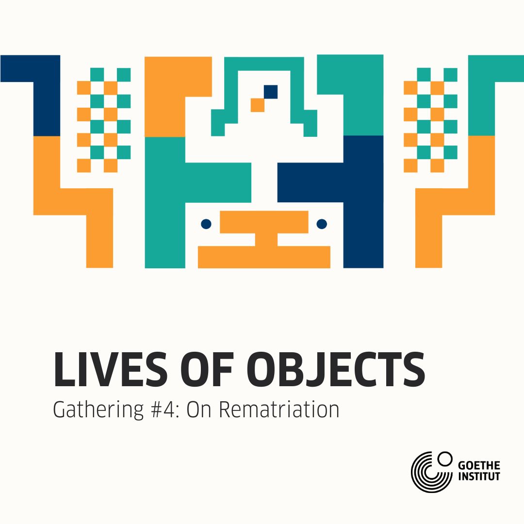 GI_London1's tweet photo. The fourth and final #VirtualGatherings: On Rematriation is starting in 10 minutes! ⏰
Join in the conversation via Zoom: https://t.co/rf2rpYKrdv
Moderated by @iamsherrydavis
Curated by @LovegroveSofia
#Restitution
#LivesofObjects
#OnRematriation https://t.co/kpJGwzJP1N