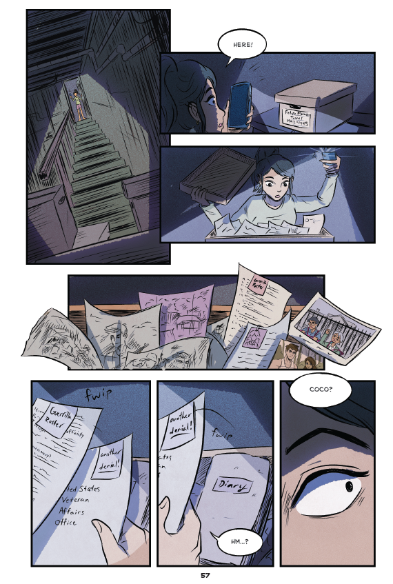 ariajdv's tweet photo. Finally sharing what I've been working on this year! Honored to be the illustrator of "In the Shadow of Giants", a graphic novel written by Matthew Fisher, colors by @richard_mercz !! More info in thread, but it is available to read for free and download: https://t.co/koEZko9mxD https://t.co/401LvJrdju