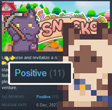 thank you so much for getting us to 10 reviews! now we get marked as positive ✨✨

50 next? 🥺👉👈