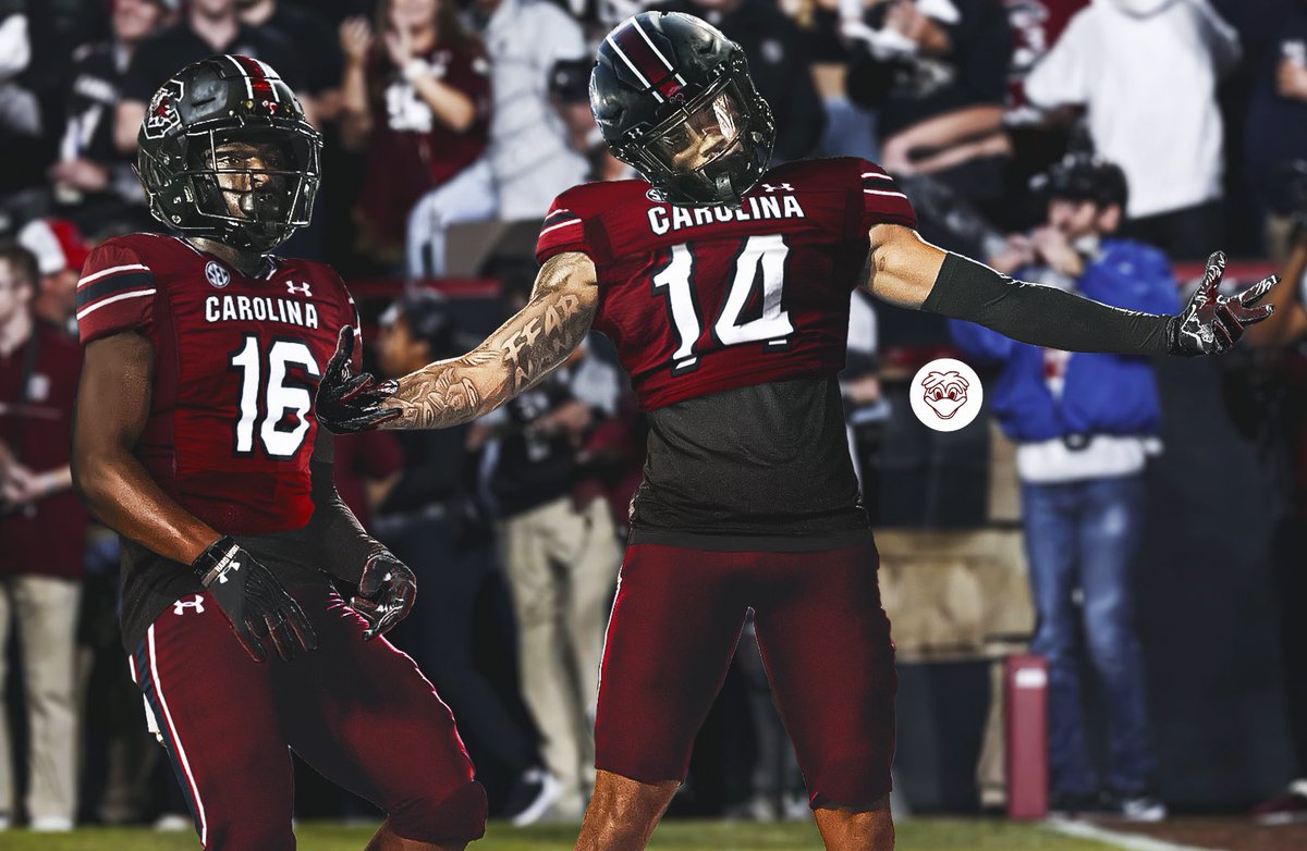 DRobertsMedia's tweet photo. [ JAYDEN MCGOWAN x WILL SHEPPARD ] - 100% 🐓🎨
-
Would you like to see these two Vanderbilt receivers suit up together at Carolina next year?
-
Show @jay3mg and @willshep20 that they are NEEDED at South Carolina 🐓

#GTWeeklyEdit #GTSwap ⤵️ https://t.co/qnyc36td94