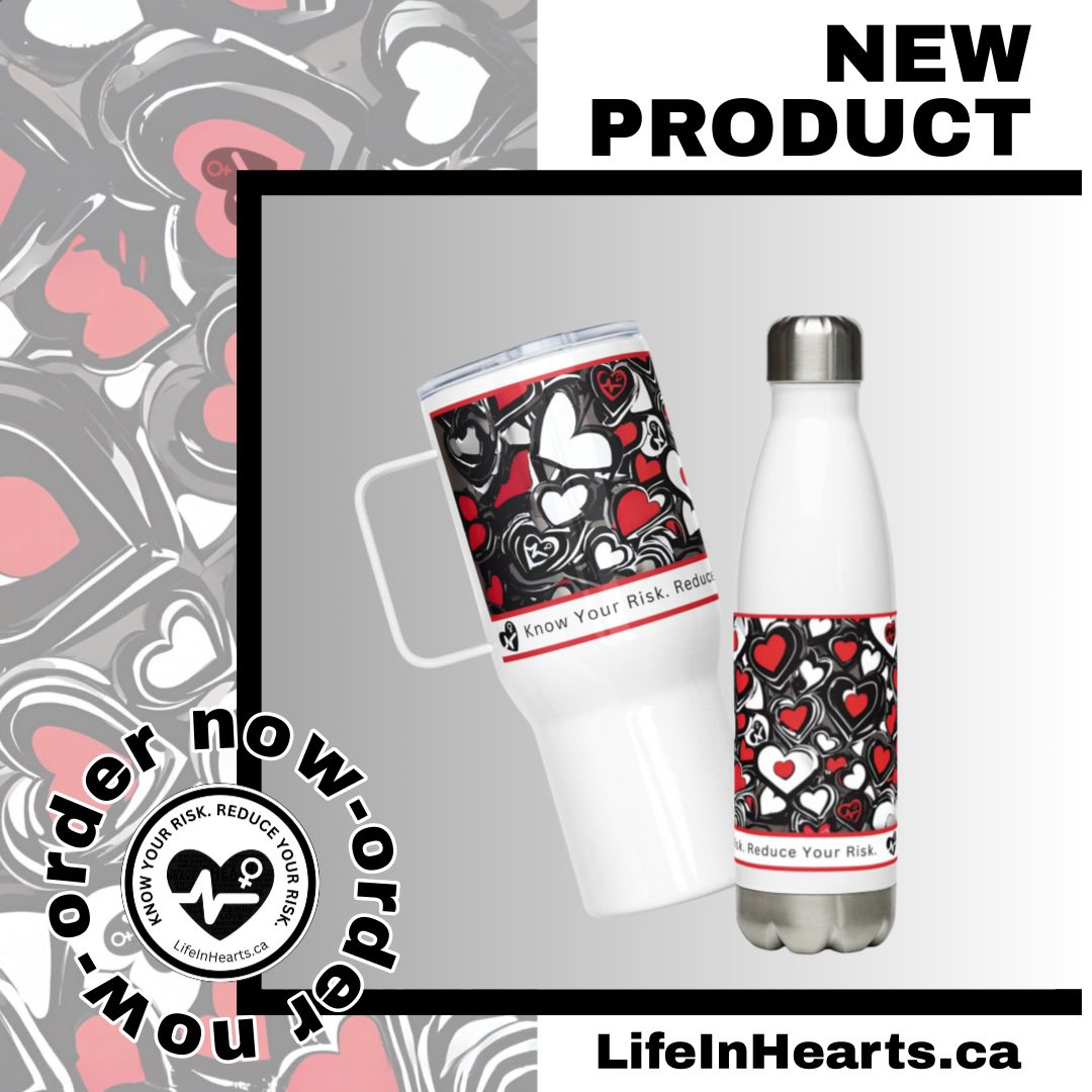 New product @ LifeInHearts.ca
#KnowYourRisk #herheartmatters #itsaboutLife #strongertogether