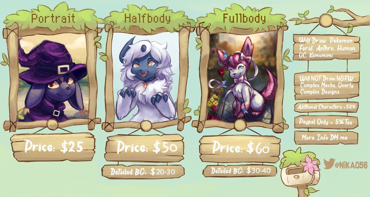 Nikao56's tweet image. updated comm prices!
dm if you are interested or need more info!