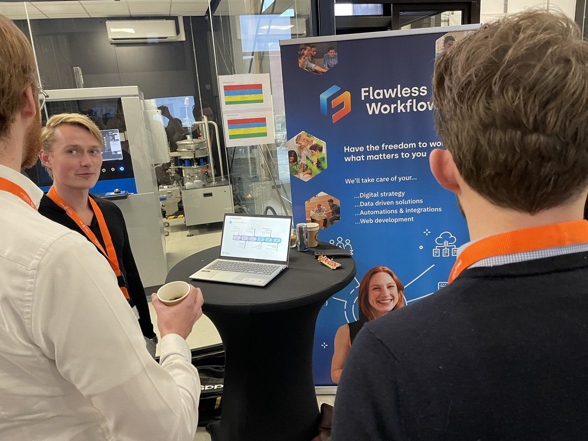 Tijdens de pauze kunnen deelnemers kennismaken met een aantal van onze AI-start-ups
 #ai #jaarevent #artificalintelligence