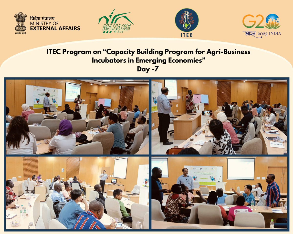 CiaManage's tweet photo. ITEC Program: DAY-7

The sessions focused on exploring the intricacies of Incubation Center organization structures and delving into the essential aspects of identifying key innovations for a thriving ecosystem.

#ITECProgram #InnovationJourney #Entrepreneurship https://t.co/vwhNPFFN55