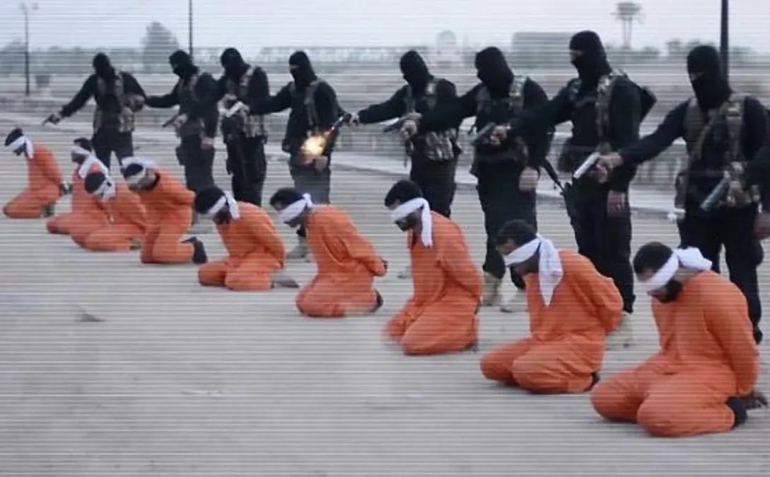 Ema97n's tweet photo. -Guantanamo-USA in Cuba 2002-2013
-Abu Gharib-USA in Iraq 2015 
-ISIS-American made in Iraq 2004
-Israel-striping civilians and executing them 2023

Different times,one terrorism. Can't get  why everyone is condemned, &amp; Israel have right to defend itself!

#Gaza #Gaza_Geniocide https://t.co/22BKs9ssGp
