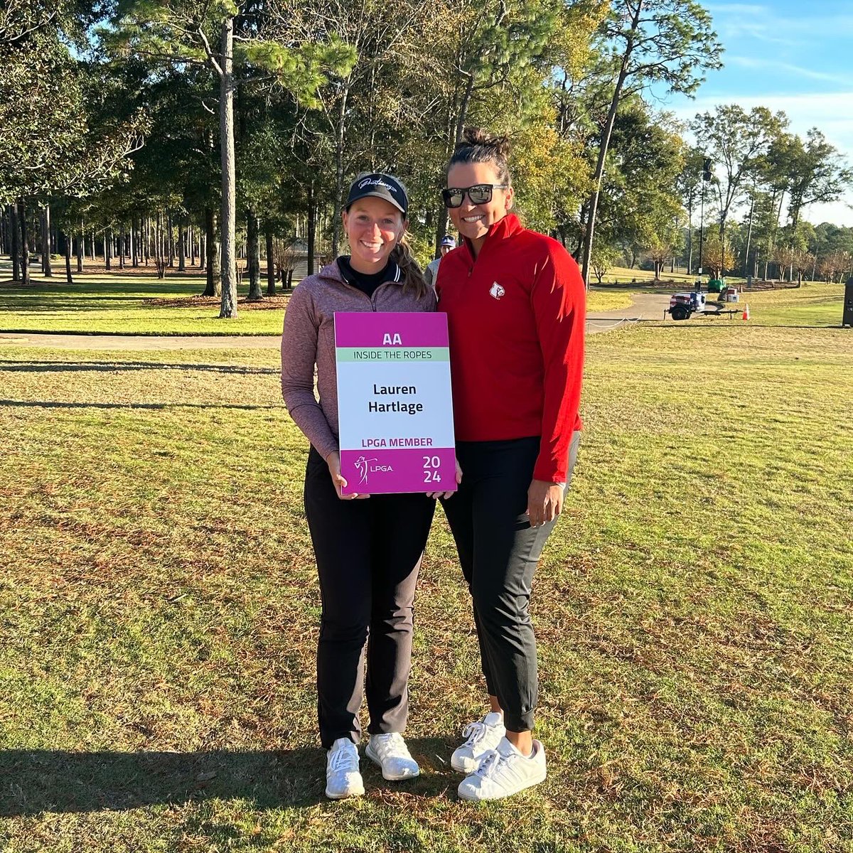 TOUR BOUND‼️

After posting a 63 in the final round of the LPGA Q-School, <a href="/Laurenhartlage4/">Lauren Hartlage</a> secured her 2024 <a href="/LPGA/">LPGA</a> card!🏌️‍♀️

#GoCards | #ProCards