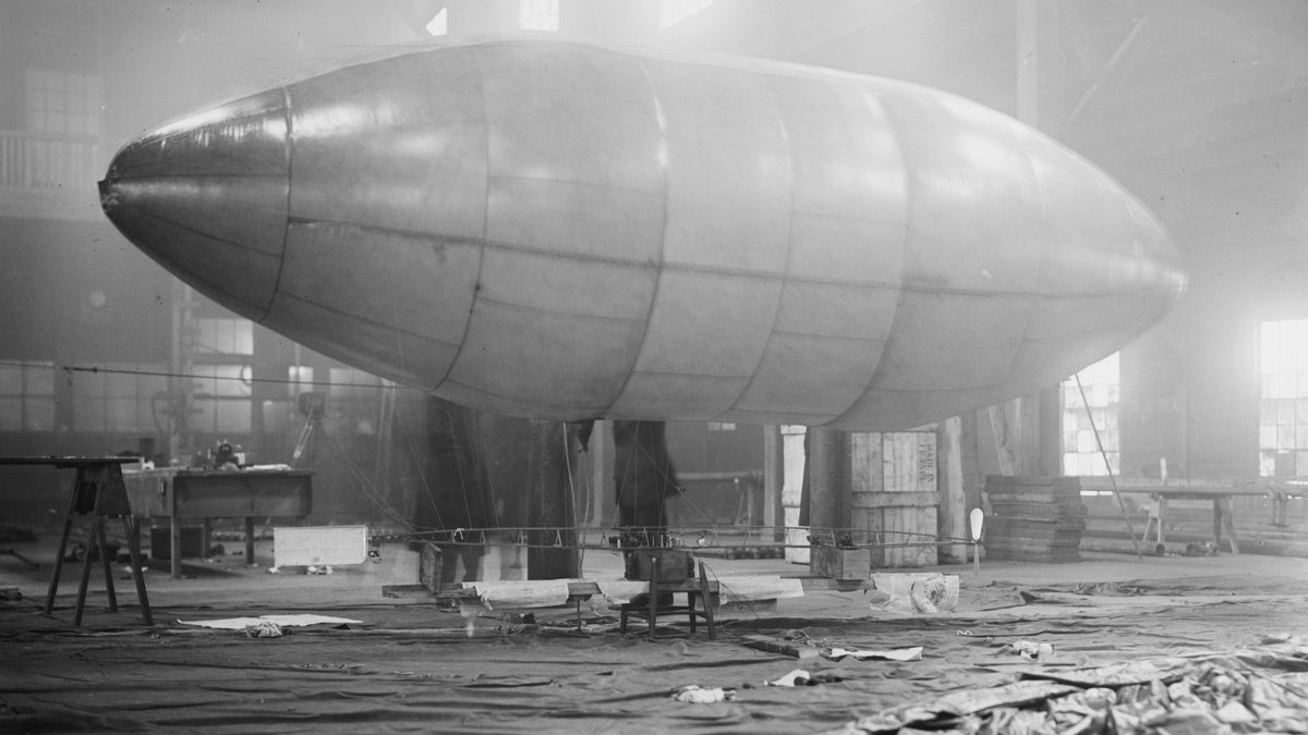 Anthony's wireless airship, remote controlled by wireless telegraphy, 1912 (Bain collection/LOC)