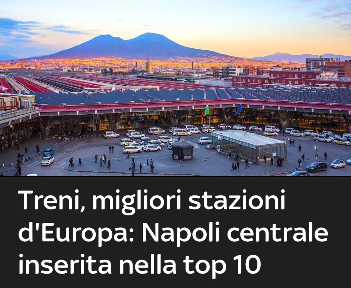 angelo_forgione's tweet photo. L’European Railway Station Index, un rapporto americano che mette in confronto 50 grandi #stazioniferroviarie europee per efficienza, colloca #Napoli Centrale, unica italiana nella top10, al 7°posto. Più staccate Roma Termini (16°), Bologna Centrale (26°) e Milano Centrale (29°). https://t.co/n3uHK4r5sP